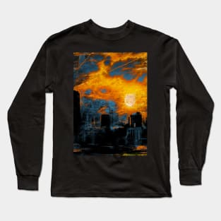 Waterfront Abstraction Long Sleeve T-Shirt